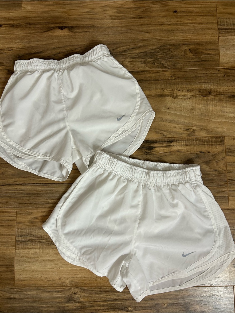 Nike Women's White Dri-FIT Running Shorts Bundle